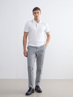 Polo Yaka K?sa Kollu Erkek Triko Kazak