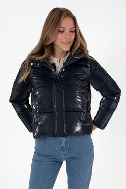 Kad_n Lacivert Mont Sepette S_rpriz _ndirim