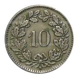 10 раппенов 1943 года Швейцария