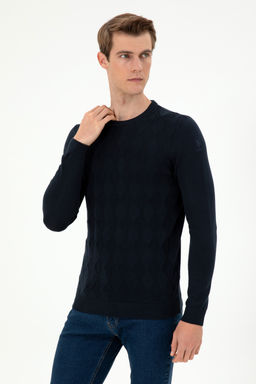 Мужской темно-синий свитер Неожиданная скидка в корзине - U.s. polo assn фото 8