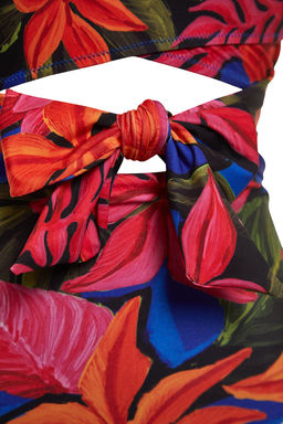 TRENDYOLMILLA Cicek Desenli Kruvaze Baglamal? Regular Mayo TBESS20MA0031  фото 8