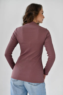 Водолазка кашкорсе рубчик Хлопок 95% лайкра 5%(стойка) - Оптима фото 38