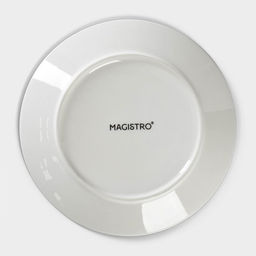 Тарелка фарфоровая пирожковая Морской бриз, d=15 см, цвет белый - Magistro фото 9