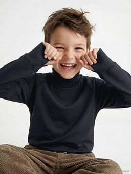 Dik Yaka Erkek ?ocuk Sweatshirt