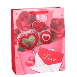Цена за 12 шт. Пакет подарочный 32x26x10 / 1313M /уп 12/480/Сердце - Галеонтрейд фото 2
