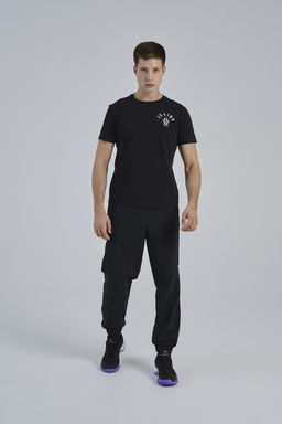 Брюки текстильные Черный SHOCK 4 Woven Casual Pants - Anta фото 2