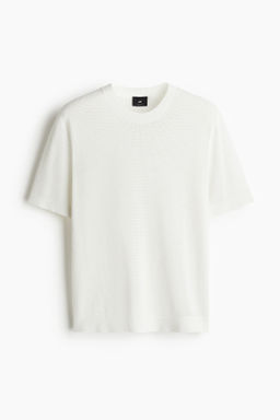 Camiseta en punto calado Regular Fit