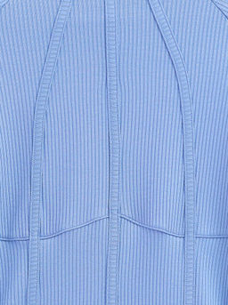 CONTE Джемпер в рубчик с имитацией корсета LD 2629 cornflower - Conte elegant фото 6
