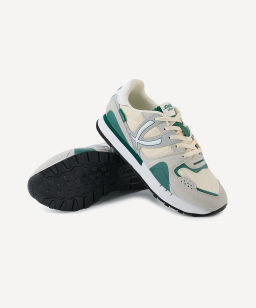 БЕЗ УПАКОВКИ Кроссовки спортивные JOGEL Fiesta, серый/зеленый