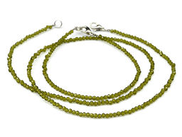 Чокер и браслет из шпинели шарик гр.2мм цв.синий яркий, 45см; 17см - Радуга камня фото 8