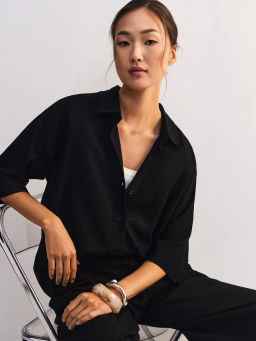 Льняная блуза свободного кроя ZR2605012001-50 / Zarina