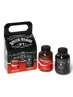 Подарочный набор Крутой мужик: чай 50 г, кофе 100 г - Фабрика счастья фото 2