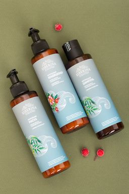 Шампунь "Против перхоти и выпадения волос" с цинком и маслом ним SIBERINA