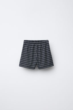 CHECKED BERMUDA SKORT WITH PLEATS - Zara фото 2