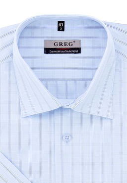 Сорочка мужская короткий рукав GREG 225/301/369/Z