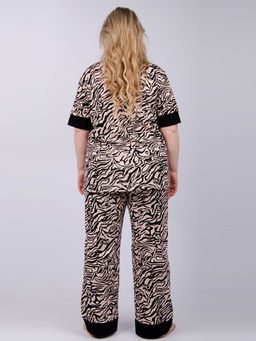 Пижама "Лара 2" зебра, трикотаж