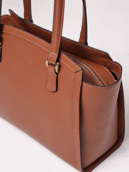 Сумка кожаная Azaro 30690 коричневый фундук