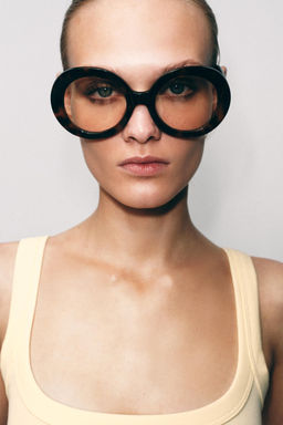 TOP ALGOD?N MANGA SISA / Amarillo - Zara фото 5