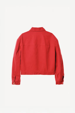 CAZADORA BOXY FIT PLIEGUES WILLY CHAVARRIA X ZARA / Rojo oscuro  фото 4