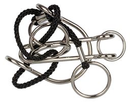 DELFBRICK DLM-42 Головоломка металлическая 1 шт 2-й сорт Веревочный лабиринт 6 элемент