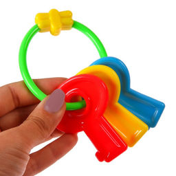 Погремушка Ключики яркие, Крошка Я  фото 2