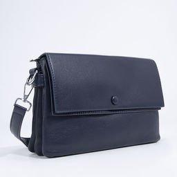 Сумка-мессенджер на молнии, цвет синий - Simaland фото 3