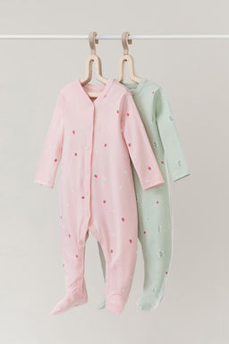 К 6025-2уп/клубничный мусс,ландыши комбинезон (слип) яс