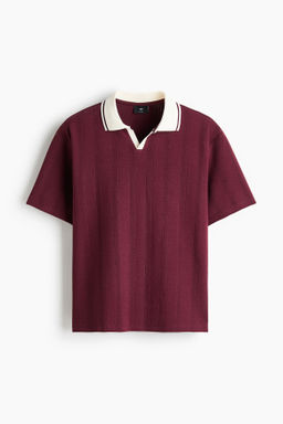 Polo en punto texturizado Relaxed Fit - H&m фото 2