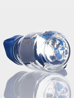 Набор для напитков «Милори», 7 предметов: кувшин, 6 стаканов, стекло, прозрачный, синий