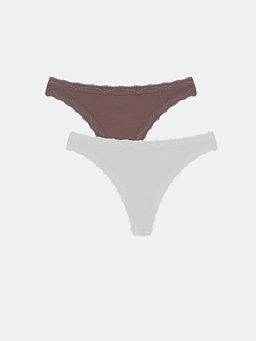 Dantel Detayl? Brazilian K?lot 2li