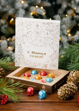 ? Москва ? Кедровый грильяж ассорти, 120 г  черника, клюква, облепиха в подарочной обложке