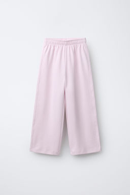 WIDE-LEG INTERLOCK TROUSERS - Zara фото 5