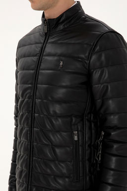 Erkek Siyah Deri Ceket - U.s. polo assn фото 7