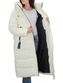 H-2208 WHITE Пальто зимнее женское (200 гр .холлофайбер) - Fashion фото 6
