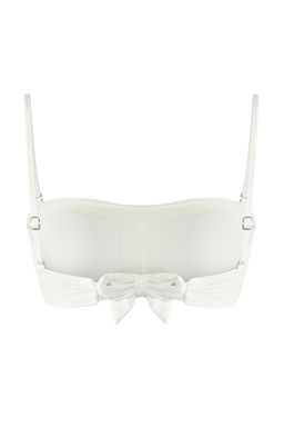 TRENDYOLMILLA Mavi Straplez Dokulu Bikini Ustu TBESS25BU00062  фото 13