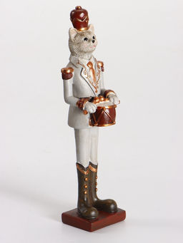 Фигурка «Кот с барабаном», 6.5×6×27 см