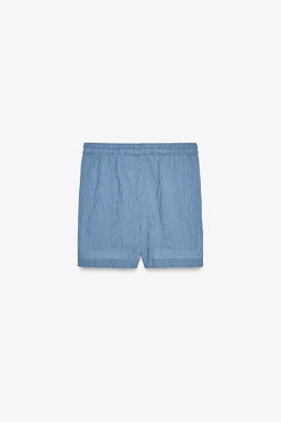 ZW COLLECTION STRIPED BERMUDA SHORTS - Zara фото 6