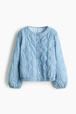 Chaqueta denim acolchada
