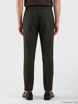 Standart Kal?p Dokulu Erkek Pantolon