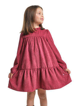 Платье для девочки нарядная одежда UD 8057 бордовый - Mini maxi фото 4