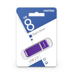 Флеш-накопитель 8Гб "Smartbuy Quartz" Violet (SB8GBQZ-V)