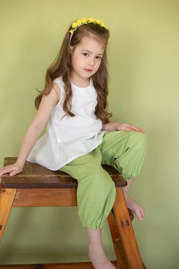 Л 21-7 бриджи для девочки "ELF" мятный