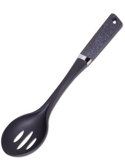 Поварская ложка с отверстиями нейлоновая 35см (5026) /KAMILLE/