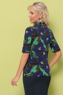 Водолазка с крупным цветочным принтом - Dstrend фото 5