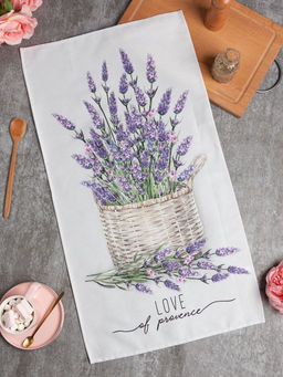 Полотенце «Этель» Lavender, 40×73 см, 100% хлопок, саржа 190 г/м²