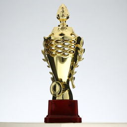 Кубок 184C, зол., подставка пластик, 21 9 6.5 см - Командор фото 4