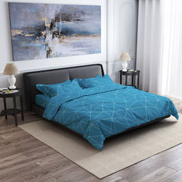 Простыня 2-х спальная Я верю в себя-Б 4/6 бирюзовый 180х220см, бязь Комфорт 121г/м2, хлопок 100%, упаковка классическая ПВХ 28х41см, Домашняя мода (Россия)  фото 2