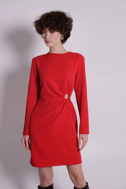 Платье красное