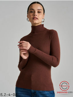 Водолазка женская однотонная