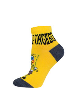 Цена за 2 пары. Носки с рисунком БРЕСТСКИЕ НОСКИ ЖЕНСКИЕ 1146 SPONGEBOB (укороченные)